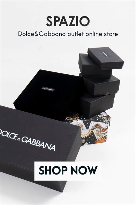 dolce and gabbana online outlet|dolce gabbana outlet shop online.